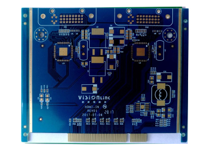 Six-layer gold finger circuit board